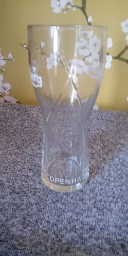 Carlsberg pint glasses