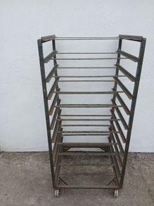 Steel Shelving Unit On Castor Wheels
