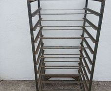 Steel Shelving Unit On Castor Wheels