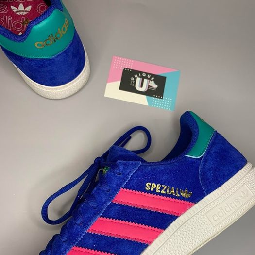 Premium Adidas Spezial Navy Red Dublin Colourway