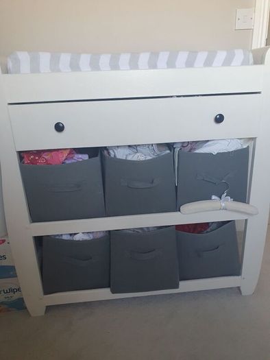 White Baby Changing Unit
