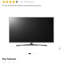 43" LG Smart TV - mint condition