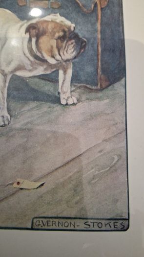 antique print the bulldog