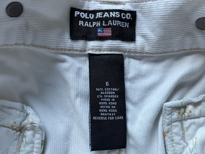 skirt Ralph Lauren size 10 ivory corduroy