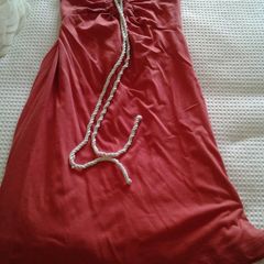 Orange Beach Dress - Size Small