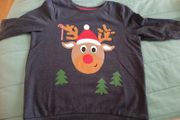 Name it Reindeer Christmas jumper 7-8yr