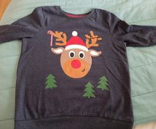 Name it Reindeer Christmas jumper 7-8yr