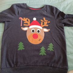 Name it Reindeer Christmas jumper 7-8yr