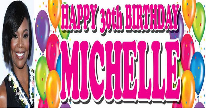 Personalised Birthday Party Banner Poster with photo