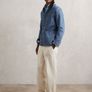 Reiss Corduroy Collar Denim Jacket Image 2
