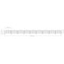Garden Fence with Spear Top Steel (0.75-1)x15.3 m Black Image 5