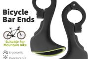 Comfortable Fluorescence Bicycle Bar Ends Ergonomic Design Bike Handlebar Nylon Bicycle Handle Bar Grips Cycling Accessory