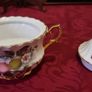 Royal Imperial Fruit Garden Finest Bone China Gold Gilt Two Handled Sugar Bowl With Lid And Underplate Made In England Image 8