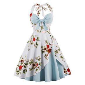 Women retro dress 1950s 60s vintage pin up rockabilly swing party dress size UK18 EU46 Postage included