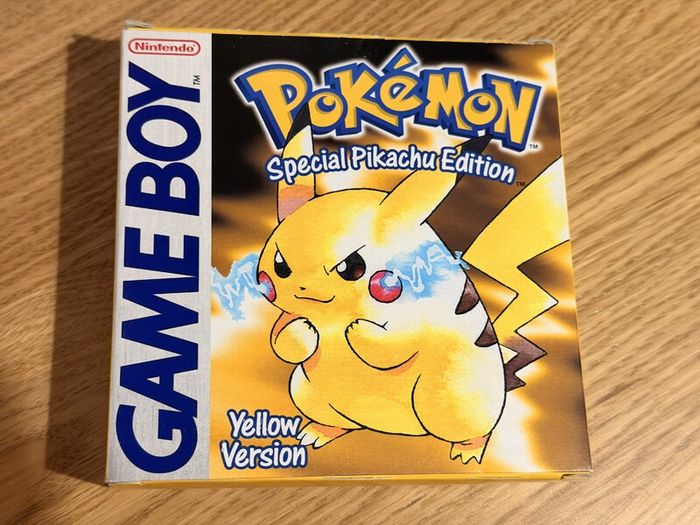 Pokemon Yellow for the Nintendo Game Boy - Complete in Box, New Battery