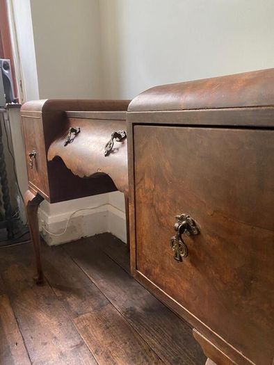 Dressing Table, Vintage Walnut