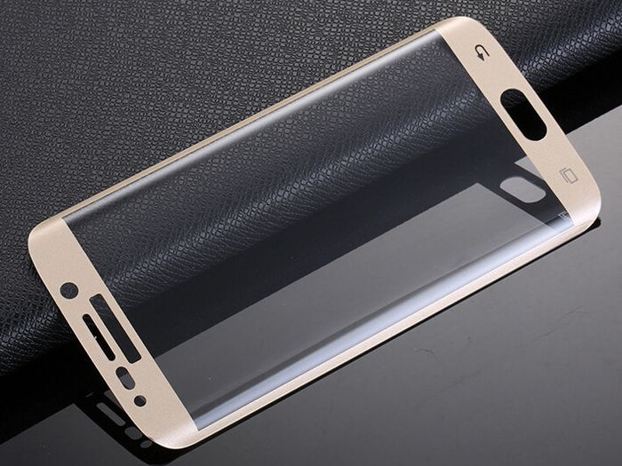 Full Curved 3D Tempered Glass For Samsung Galaxy S6 EDGE PLUS- GOLD