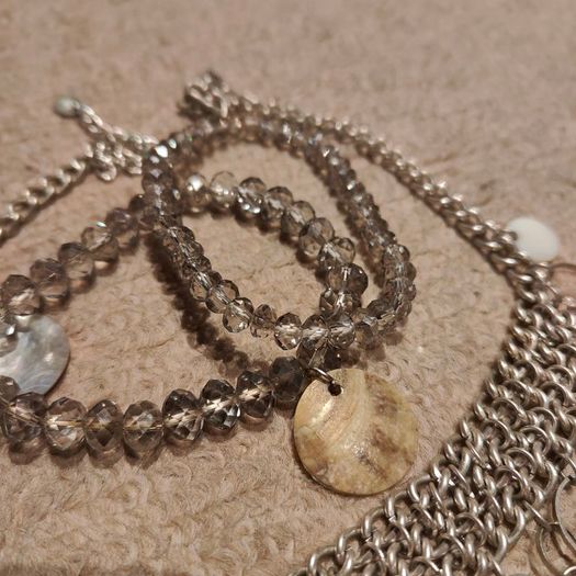 Necklace and 2 bracelets set