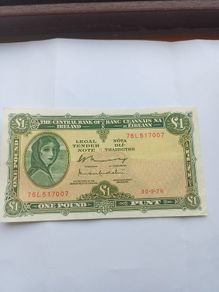 One pound note Lady Lavery