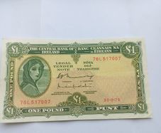One pound note Lady Lavery