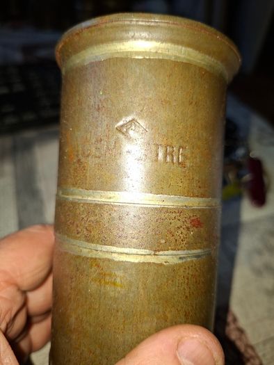 Rare 13 Piece Lot of Antique Chavagnat Tin Measuring Demi-Litre from Paris, France, dating  approximately 1800s.