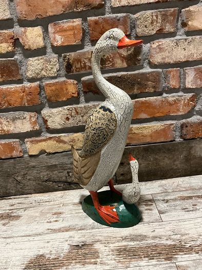 decoration Goose wood