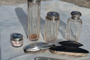 Sterling Silver Art Nouveau Dressing Table Set