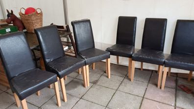 worn 6 chairs