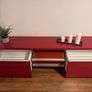 Tv Cabinet High Gloss Red Image 4