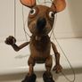 Mouse Czech Handmade Wooden Marionette Image 2