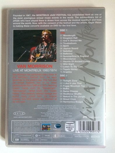 Van Morrison [2006] Live At Montreux 1980 / 1974 [Music 2xDVD]