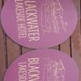 2 x blackwater lakeside hotel advertising signs ,not metal,lovely advertising display items,,buyer collects or pays postage thank you,,price for both ,or sell separate,sold as seen . Image 4