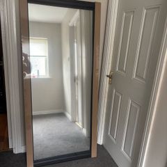 Ikea Toftbyn black mirror