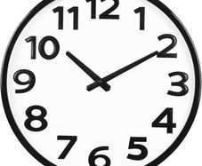 Large Wall Clock 40cm - 3D Numbers Silent Non-Ticking - Brand New