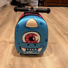 Kids Travel cabin bag and scooter