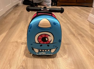 Kids Travel cabin bag and scooter