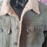 Gap Kids Sherpa lined Trucker Jacket Size L/ Age 10-12 Image 2