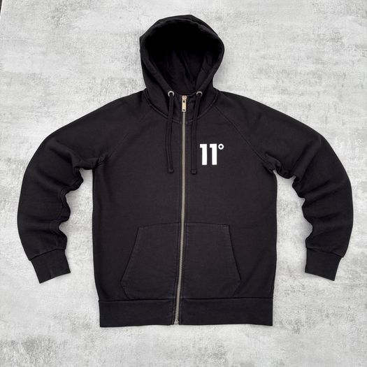 Black 11 Degrees Full Zip Hoodie