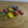 8 Vintage Matchbox & Hot Wheels Diecast Car Bundle 1990s/2000s Humvee, F1 Ferrari, Construction Trucks Image 3