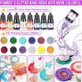 NEW SALE | Epoxy Resin Kits for Beginners, 400ml Crystal Clear Resin, Resin Accessories with Resin Moulds, Dried Flowers, Resin Pigment, Glitter, Gold Leaf, Epoxy Resin Starter Kit for Jewelry Making Image 4
