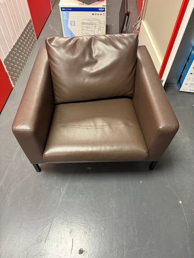 IKEA KOARP Armchair in Farsta Dark Brown