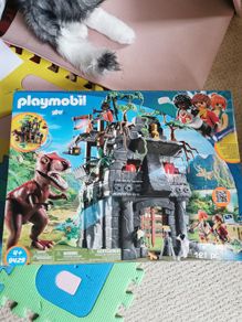 PLAYMOBIL Dinos 9429 Hidden Temple with T-Rex, For Children Ages 4+