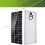 NEW SALE | Solar Panel Kit 100 Watt 12 Volt Monocrystalline Off Grid System for Homes RV Boat + 30A 12V/24V LCD PWM Solar Charge Controller + 16ft Solar Cables with Connector + Z-Brackets for Mounting Image 5
