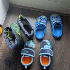 Dino themed boy footwear