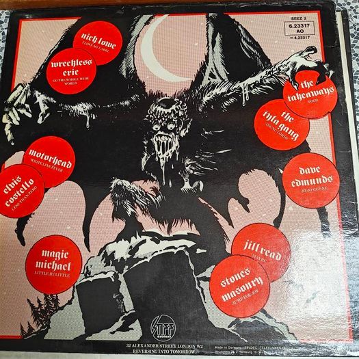 Stiff Records, A Bunch of Stiffs compilation, German Copy from 1977, Motorhead, Elvis Costello, Nick Lowe.