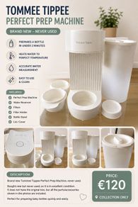 Brand new Tommee Tippee Perfect Prep Machine, never used.