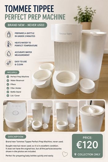Brand new Tommee Tippee Perfect Prep Machine, never used.