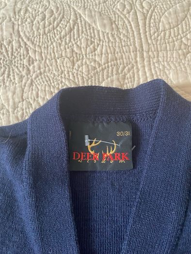 Navy school cardigan