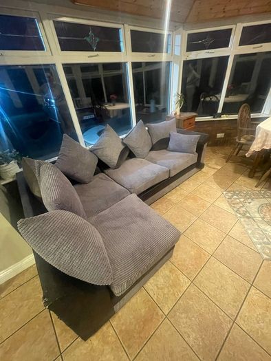 L shaped couch