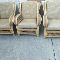 wicker patio set
